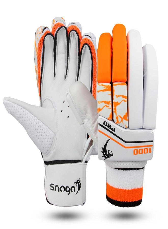 Snaga Cricket Batting Gloves Right Hand Gloves Pro Model for Men - Image 1