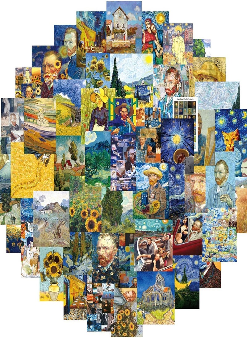 Generic Van Gogh 24pcs No Repeat Stickers  - Image 1