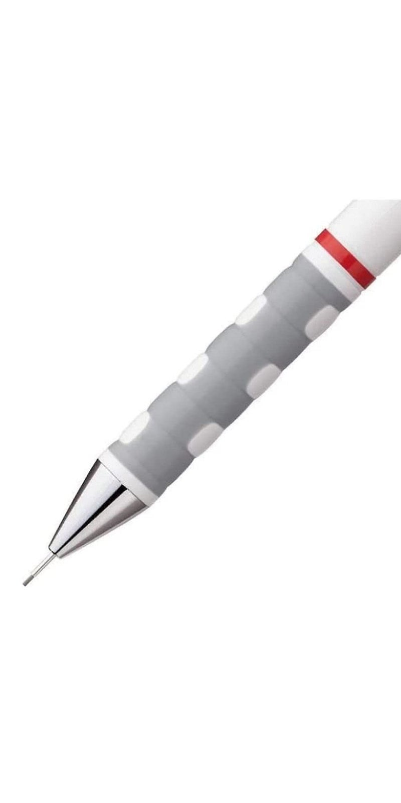 Rotring 0.7mm Mechanical Clutch Lead Pencil | Tikky | for Smooth Writing Drafting Drawing | White Barrel | Stationery - Image 2