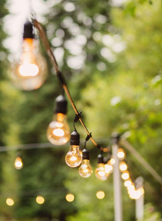 MODI مصباح LED كهرماني D221 G45 4W E27 | ضوء أبيض دافئ بتصميم خيوط | 480 لومن | طراز إيديسون العتيق | زاوية إضاءة 360° | مصباح زجاجي زخرفي - Image 4