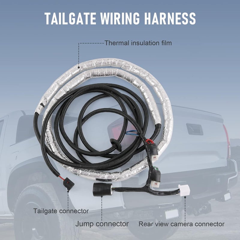 DICMIC Power Tailgate Bed Remote Lock Assembly Kit for 2016-2022 Toyota Tacoma - Image 5