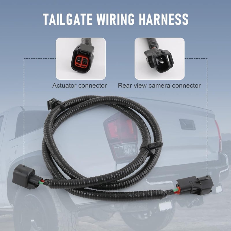 DICMIC Power Tailgate Bed Remote Lock Assembly Kit for 2016-2022 Toyota Tacoma - Image 4