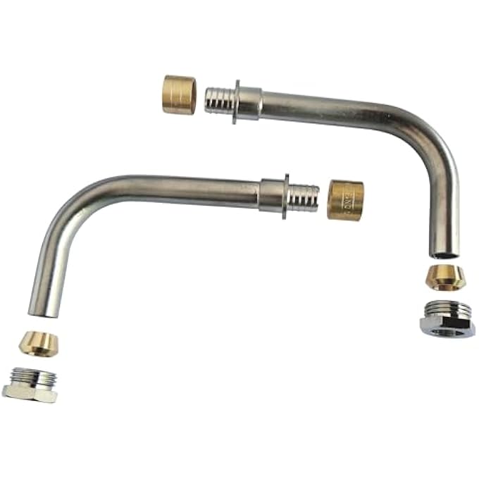 - RADIATOR CONNECTION KIT WITH SLIDING CONNECTOR FOR 12 DIAMETER PER TUBE - Image 1