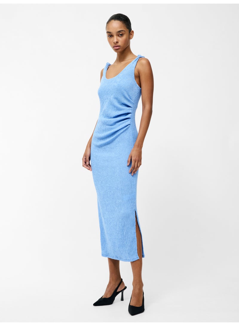 فرنش كونكشن فستان ميدي بحزام عقدة من تريكسي - Image 2