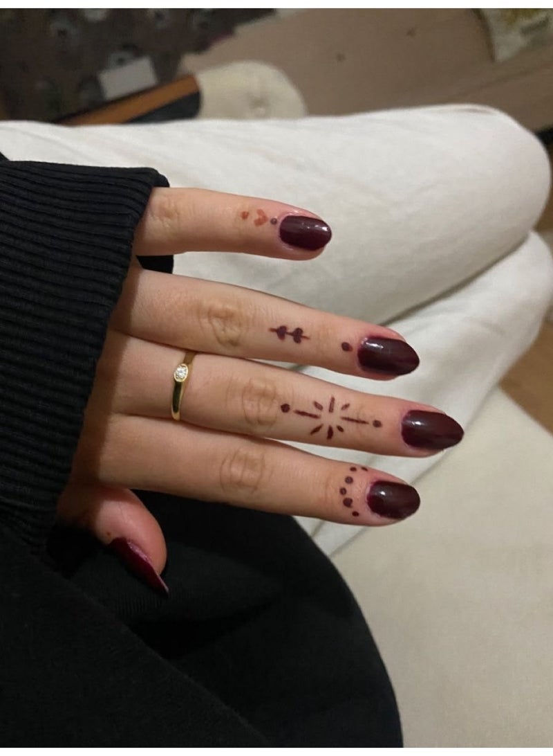 Golecha Magic Henna Paste MAROON +RED - Image 4