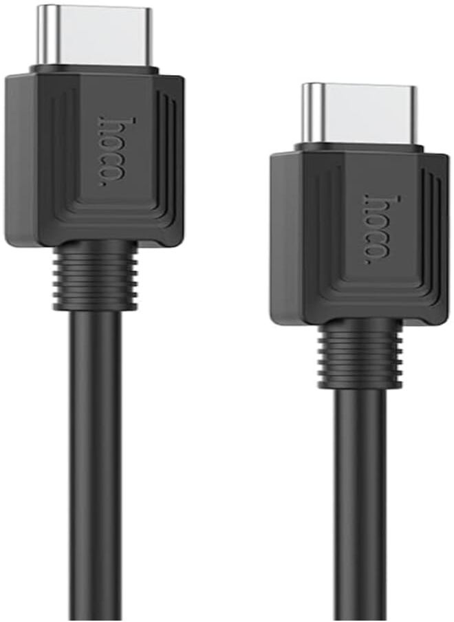 Hoco Hoco X73 - Fast Charging And Data Transmittion Cable (60W - 3A - 1M), USB-C To USB-C Plug, Compatible With Samsung Huawei Xiaomi Oppo - Black 