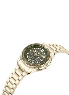 Kenneth Cole New York Kenneth Cole New York 44mm Automatic Men's Watch with Green Dial & Gold Stainless Steel Bracelet  - Image 5