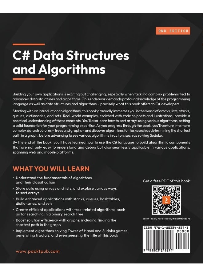 C# Data Structures and Algorithms - Second Edition: Harness the power of C# to build a diverse range of efficient applications - Image 2