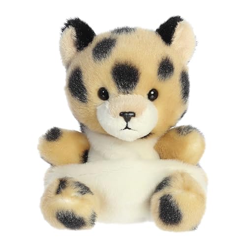Aurora Adorable Palm Pals Chutney Cheetah Stuffed Animal Fun Collectible Plush for Kids and Adult Collectors Perfect for Decorating Rooms and Birthday Gifts Yellow 5 Inches - Image 1