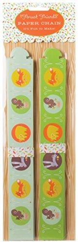Party Partners Paper Chain Party Decoration, Forest Friends - Image 2