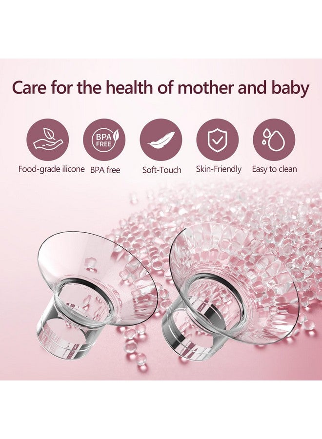 Parner Flange Inserts 21mm for Momcozy S9/S9pro/S10/S12/S12pro/Medela/Tsrete/Spectra/Bellababy etc 24mm Wearable Breast Pump, Reduce 24mm Tunnel Down to Correct Size - 6PCS - Image 1