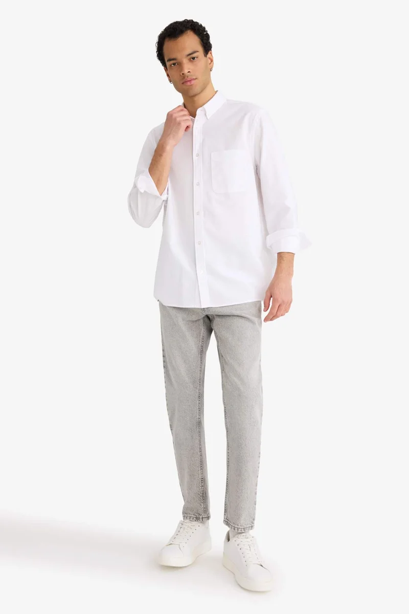 DeFacto Basic Long Sleeves Cotton Shirt