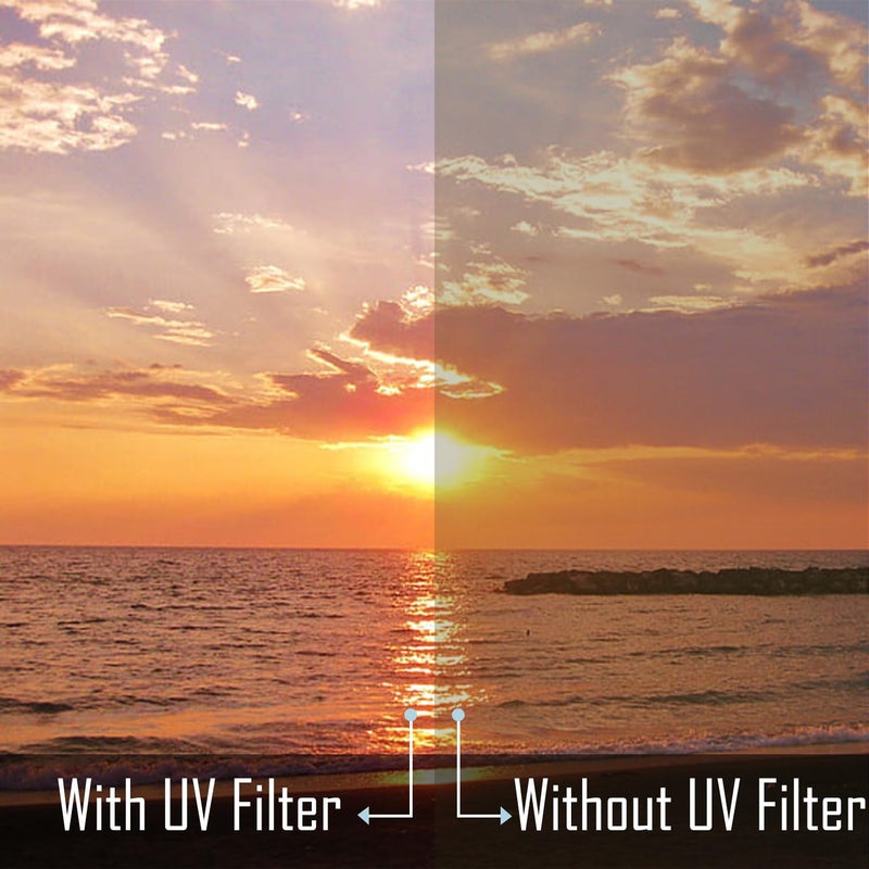 FLYING COLLECTION Camera Lens UV Rays Protection Filter 95 MM -Ultra Slim UV Filter Ring Aluminum Frame,HD/Waterproof Resistant, DSLR Camera Lens, Dust Scratches (95 MM) - Image 3