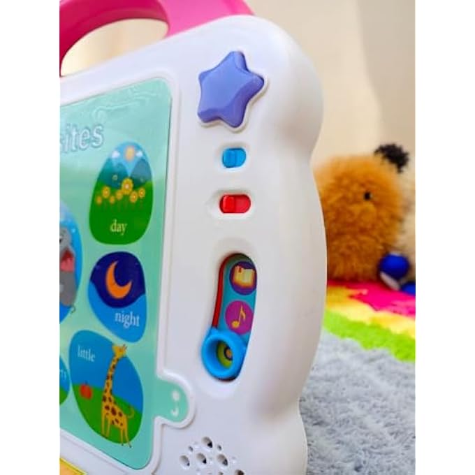 LEARNING JOURNEY 108 WORDS BABY EDUCATIONAL TOY BOOK AND INTERACTIVE BOOK LEARNING WITH BLUETOOTH FOR TODDLER AND PRE SCHOOL BOYS & GIRLS 1, 2, 3, 4+ YEAR OLDS, MULTI-COLOUR. (PINK) - Image 5