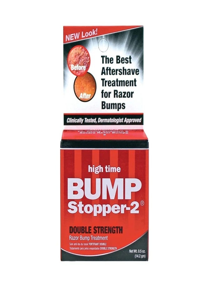 High Time Bump Stopper-2 Double Strength Razor Bump Treatment, 0.5 oz (Pack of 10) - Image 1