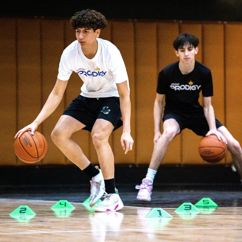 GoSports Modern Sports Cones - 12 Pack with Numbered Cones for Soccer, Basketball, Football Training - Image 2