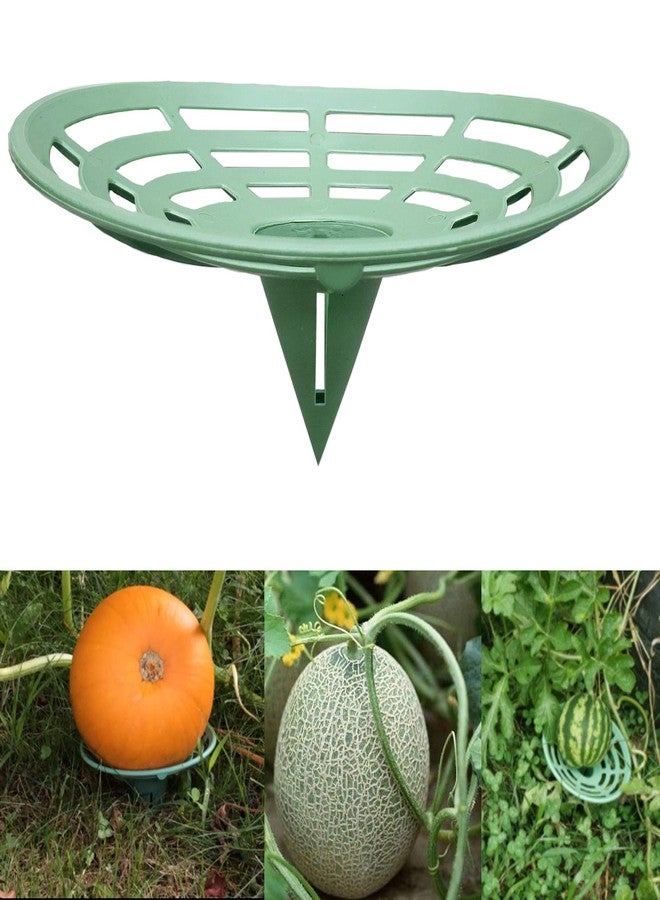 Jashem 10 Packs Melon Cradle Pumpkin Stand, Harvest Basket, Garden Support Plant Trellis for Cantaloupe Melon, Squash, Watermelon - Image 1