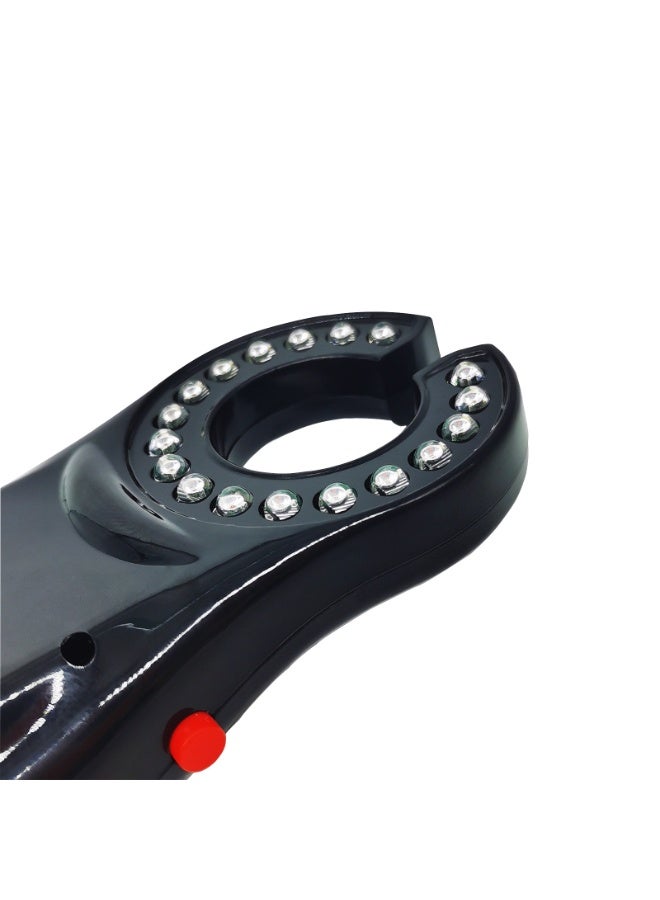 جهاز تصوير الأوردة بتقنية LED للبالغين، كاشف متطور للأوردة، مناسب لجميع الأعمار وألوان البشرة، محدد للأوردة، مراقب للأوردة، مناسب للأطباء والمستشفيات والعيادات (تقنية LED عالية الكثافة). أسود. - Image 4