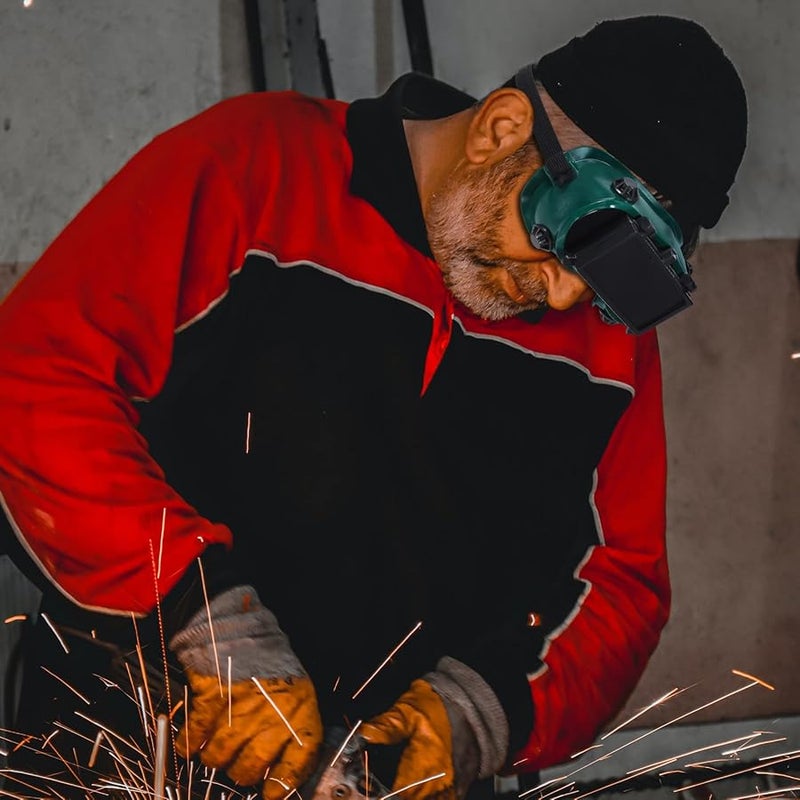 Welding Flip Up Goggles Anti Scratch Carbon Slag Arc Shield Safety Glasses - Image 4