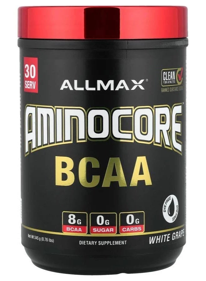 ALLMAX AMINOCORE BCAA WHITE GRAPE 30 SRV