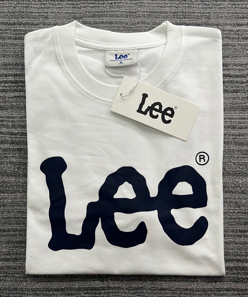 Lee Classic Logo Loose Round Neck Cotton Short Sleeve T-Shirt - Image 5