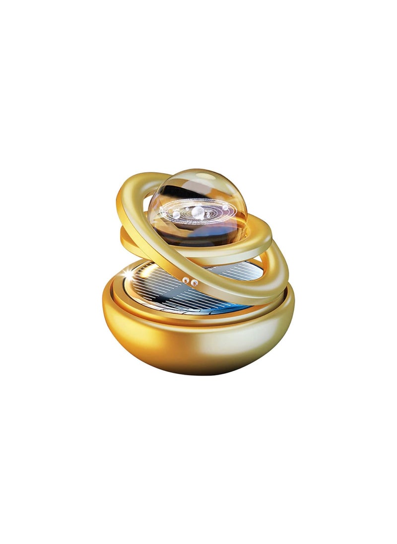 Air Doctor Solar Car Air Freshener Auto Rotate Ball Car  Perfume Diffuser Decoration 360 Degree Rotation  - Image 1