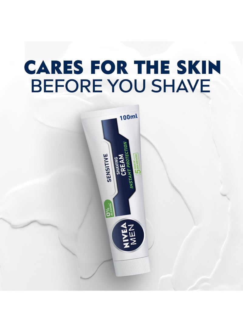 Nivea Shaving Cream Sensitive Chamomile And  Hamamelis Pack of 2 - Image 5