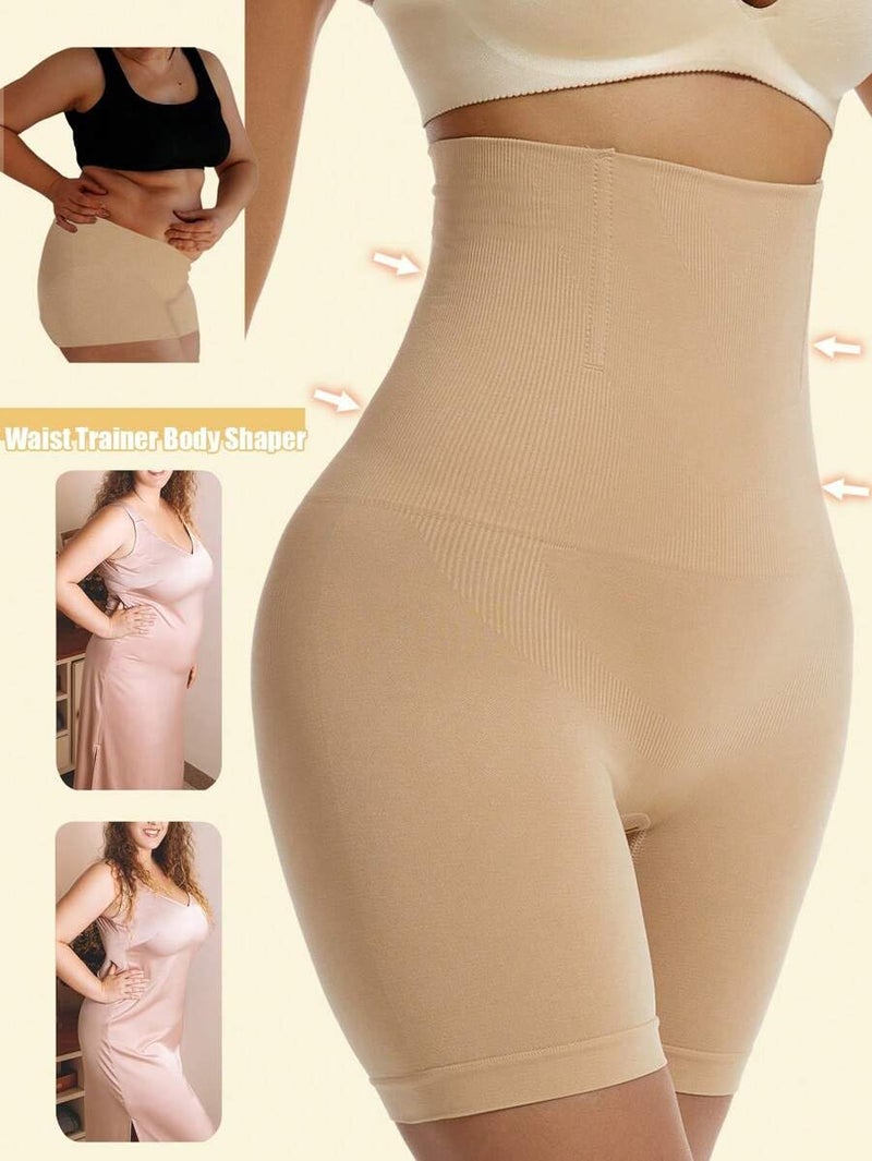 KeepCart Tummy Control Shapewear Shorts for Women Body Shaper High Waisted Shapewear Invisible Under Dress (Waist Size Fits 30-39 Inch) (Free-Size) Skin - Image 5