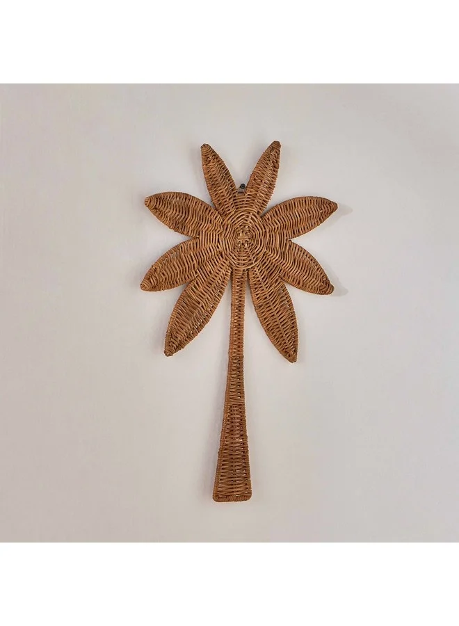 Home Box Belmonte Palm Rattan Wall Decor 34 x 51 cm