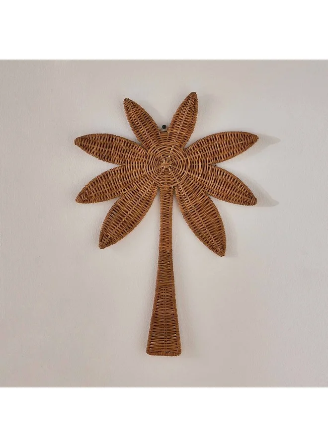 Home Box Belmonte Palm Rattan Wall Decor 34 x 51 cm