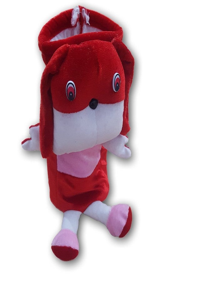 Pinks N Blues Broad Neck Baby Feeding Bottle Cover (Bonny Teddy) Suitable for 240, 260ml & 330ml (RED)