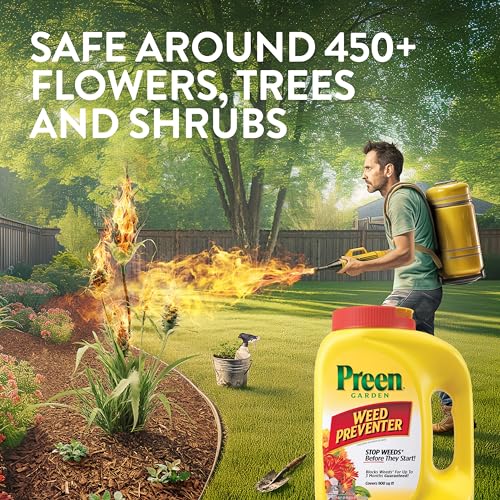 Preen Garden Weed Preventer - 16 lb. Pail - Covers 2,560 sq. ft. - Image 4