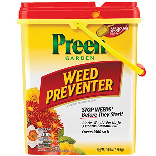 Preen Garden Weed Preventer - 16 lb. Pail - Covers 2,560 sq. ft. - Image 1
