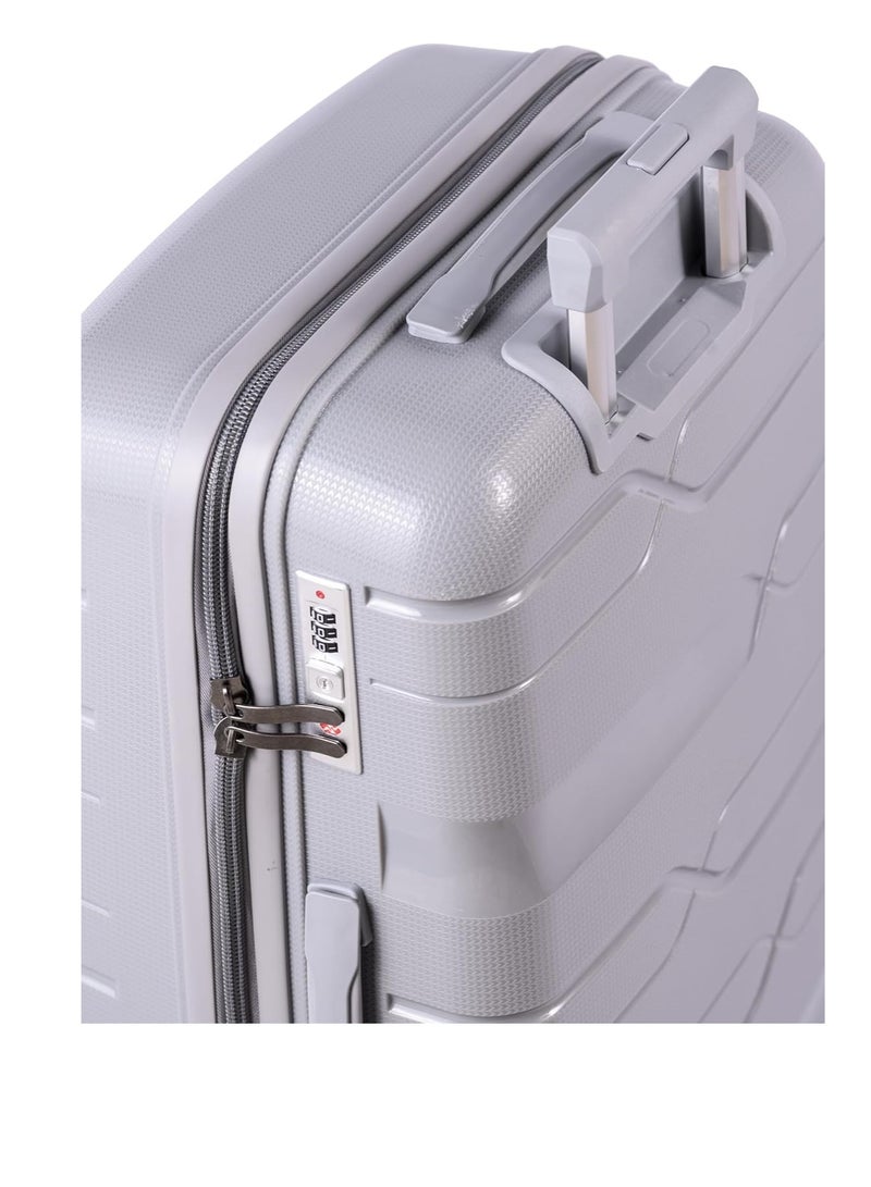 Unbreakable 5 Piece Complete Luggage Set, Gray that withstands storage, bumps and bumps in airports Withstands shocks and is unbreakable - Image 5