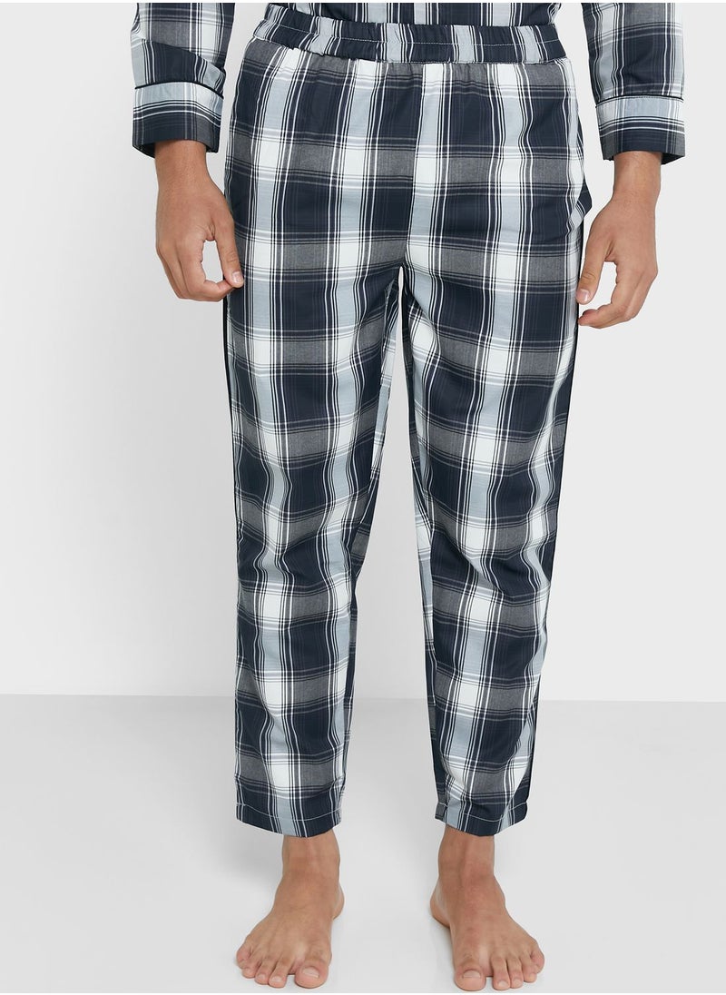 Robert Wood - Check Pyjama Set - Image 1