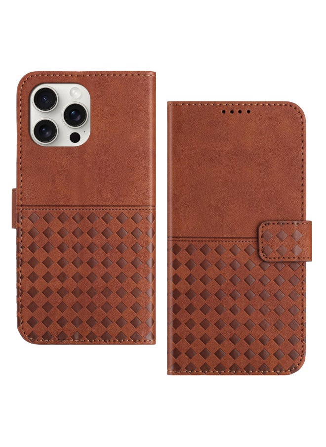 Generic - For Iphone16Pro Flip Anti-drop Protective Case For Apple Walle Multi Card Bag Phone Case Wholesale-Color:Brown-Applicable Model:For Iphone 15 Plus (default OPP Bag Packaging) - Image 1