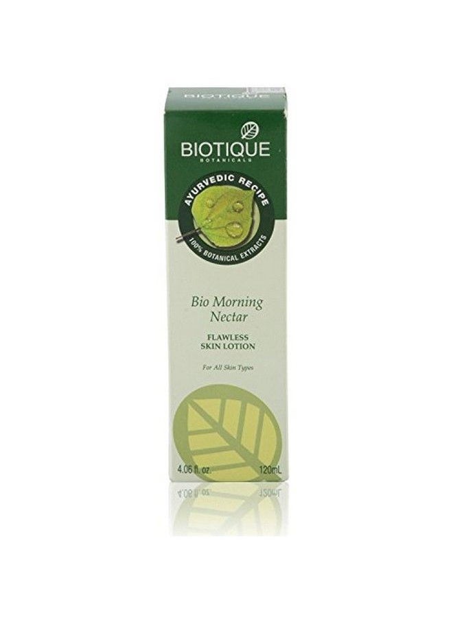 Biotique Flawless Skin Lotion Bio Morning Nectar 120Ml Bottle  - Image 2