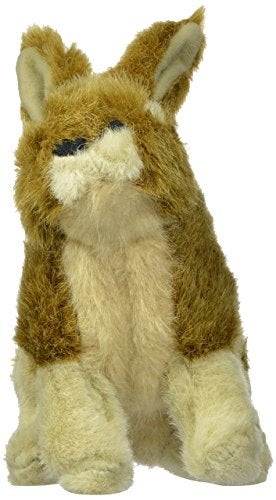 Hyper Pet Wildlife Critters Rabbit Plush Dog Toy with Squeaker Brown - Image 1