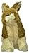 Hyper Pet Wildlife Critters Rabbit Plush Dog Toy with Squeaker Brown - Image 3