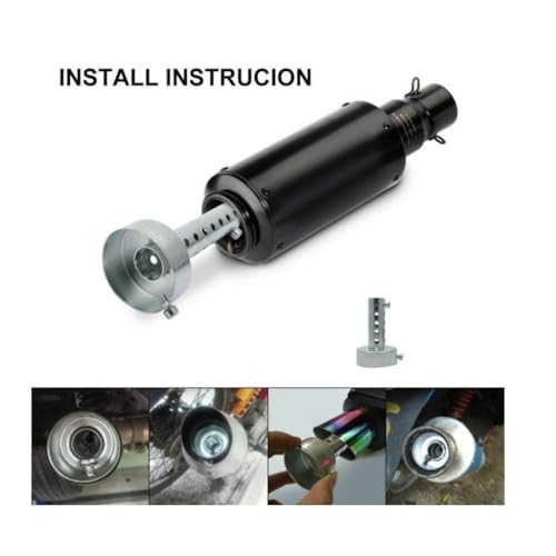 Aowbikes Universal Racing Big Exhaust DB Killer Silencer Muffler - Image 5