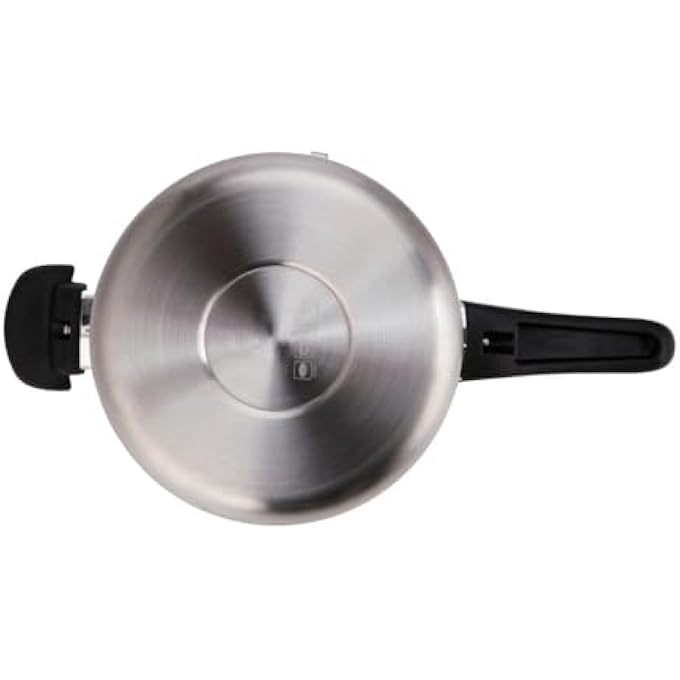 DANUBE HOME ChefS Delight Long Handle Stainless Steel Pressure Cooker  Durable Fast Cooking Pot For Gas  Induction Safe Locking Lid HeavyDuty Kitchen Cookware For Home  Restaurant Use  3L - Image 4