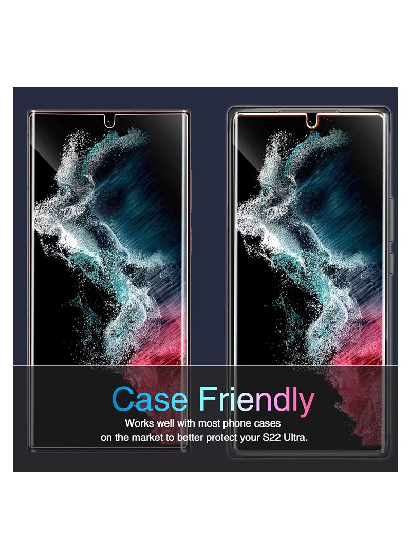 SYOSI for Samsung Galaxy S22 Ultra 5G Screen Protector [Not Glass], 3Pcs Flexible TPU Film with 3PcsTempered Glass Camera Lens Protector, Fingerprint Compatible, Galaxy S22 Ultra Protector - Image 4