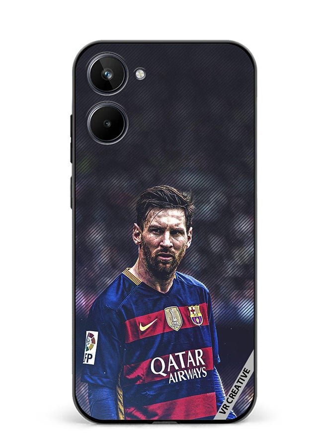 VR CREATIVE Protective Case Cover For Realme 10 Messi Design Multicolour - Image 1