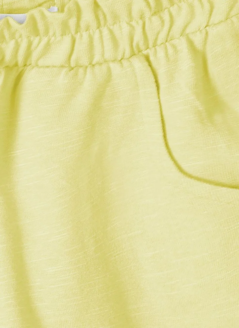 MINOTI Teen Girls' Shorts – Elastic Waist, Soft Cotton, Side Pockets