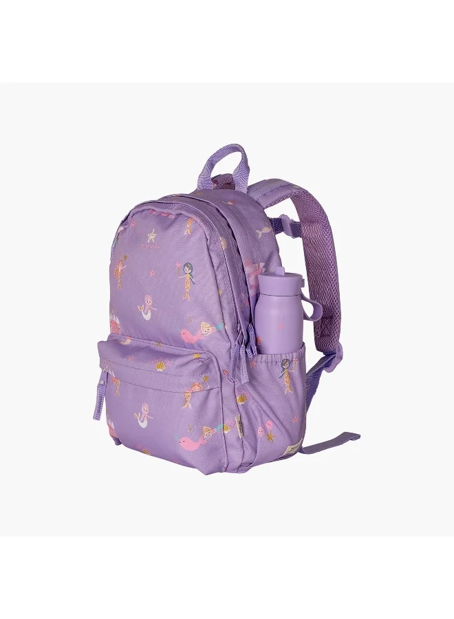 Citron Backpack-Mermaid-2 Cmprt- (Rpet) Purple \ 24X33X12.5