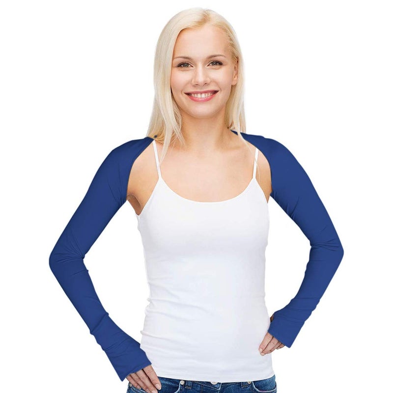 AOUTACC 6 Pieces Cooling Shawl Arm Sleeves Sun Protection with Finger Hole Anti-UV, Comfortable & Breathable Ladies Cooler Shrug Ideal for Women Golfing Riding Fishing or Any Outdoor Sports - Image 5