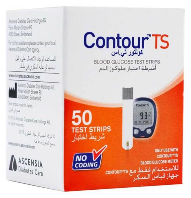 CONTOUR TS strips 50s