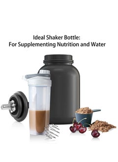 Y&D Fitness Shaker Bottle, Sports Classic Protein BPA Free, Professional cup Fashionable Portable Sport Plastic Water Bottle for Exercise  - Image 2