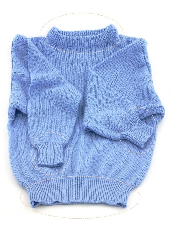 MECCANIXITY Elastic Cuffs Ribbed Trims 31.5" x 1.4'' Cotton Fabric Knit Rib Stretch Tape Cuff Sleeve Waistband for DIY Sewing, Brown 1 Pair - Image 5