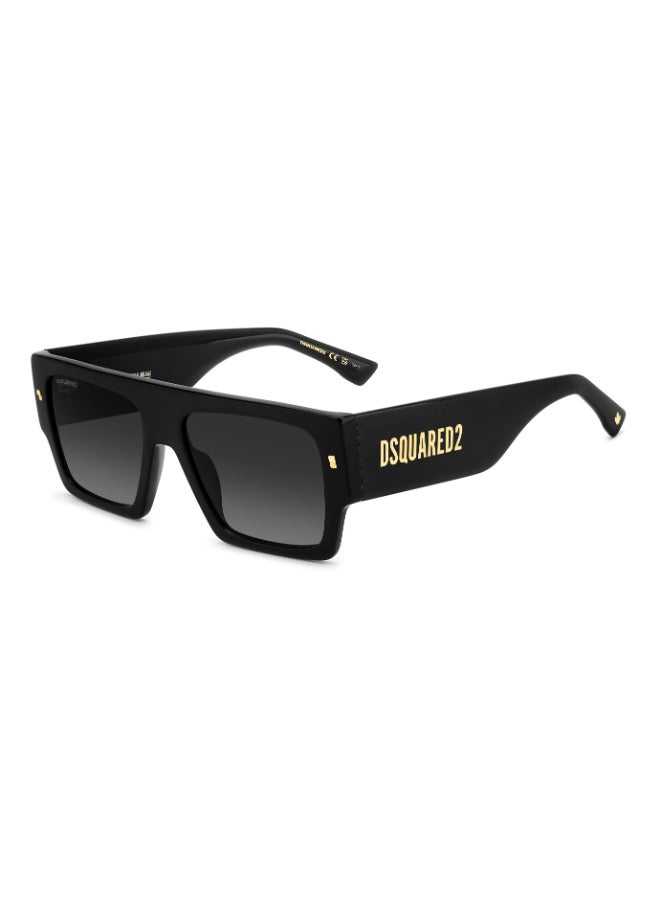 DSQUARED2 D2 0165/S Sunglasses Black Rectangular - Image 1